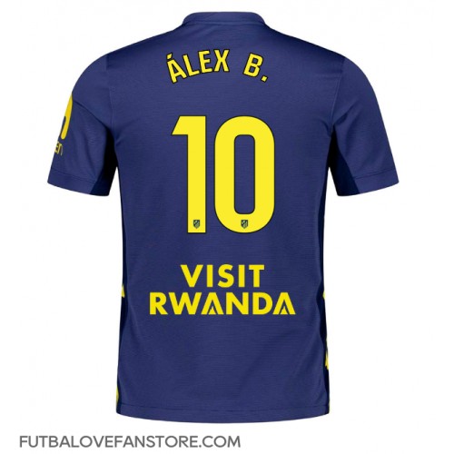 Atletico Madrid Alex Baena #10 Vonkajší futbalový dres 2025-26 Krátky Rukáv Atletico Madrid Alex Baena #10 Vonkajší futbalový dres 2025-26 Krátky Rukáv